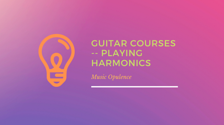 Guitar Courses — Playing Harmonics