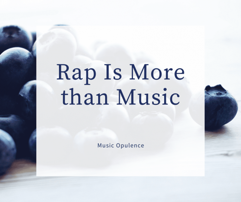 Rap Is More than Music