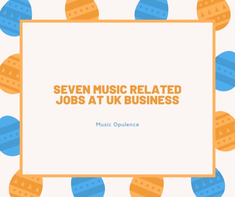 Seven Music Related Jobs At UK Business